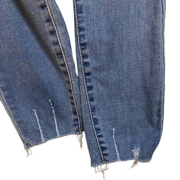 💛Kendall & Kylie Ultra Babe Skinny Jeans with Distressed Ankle Detailing 27 - Picture 3 of 7